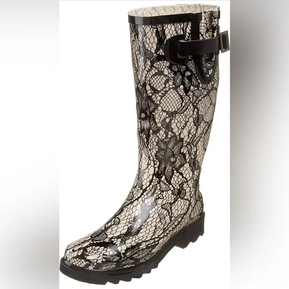 CHOOKA Polished Tall Waterproof Rain Boot - Picture 1 of 7